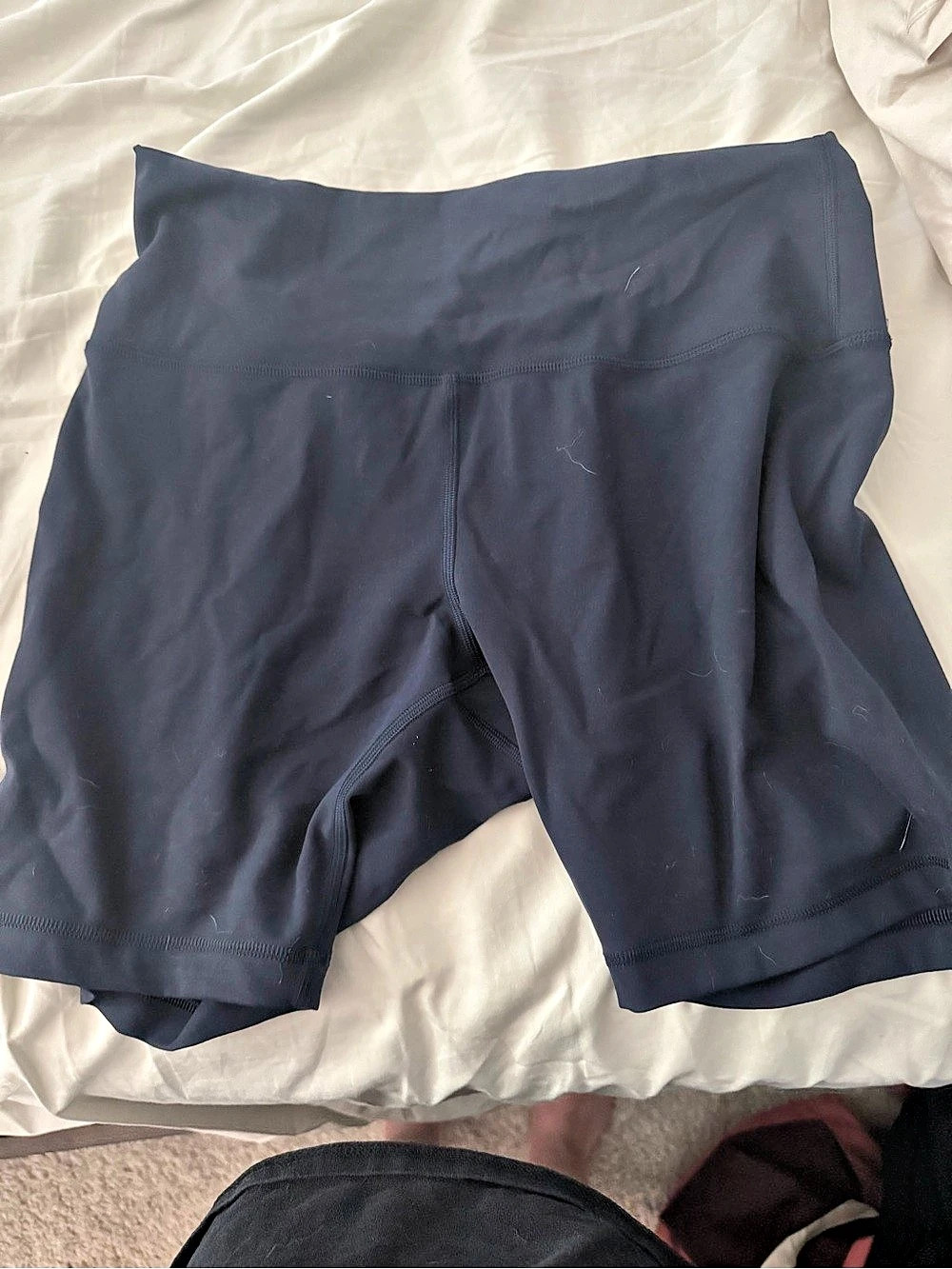 Lululemon Wunder Train High-Rise Short 8" Blue Size 14